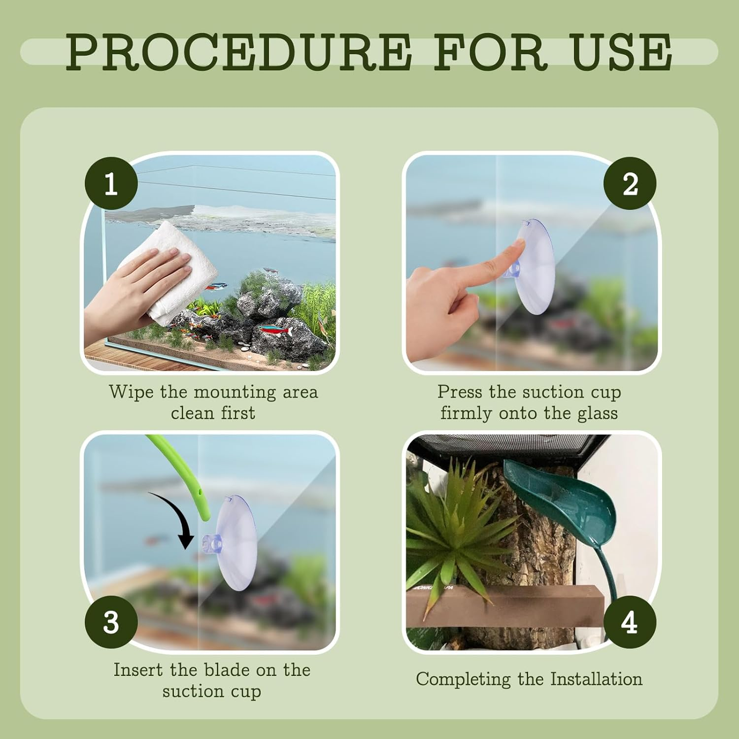 Yitexin 6 Pieces 3 Colors Betta Hammock Pad with Suction Cups, Simulating Habitat Betta Leaf Basking Bed Platform, Small Resting Tank for Tree Frog Terrarium Turtle Fish Pet (3 Color, 18.5 X 7 Cm) image number 4