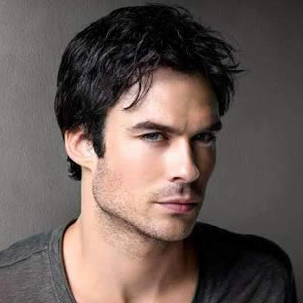 BECUS Mullet Blonde Wigs for Men 80S Costumes Fancy Party Accessory Cosplay Mens Hair Wig