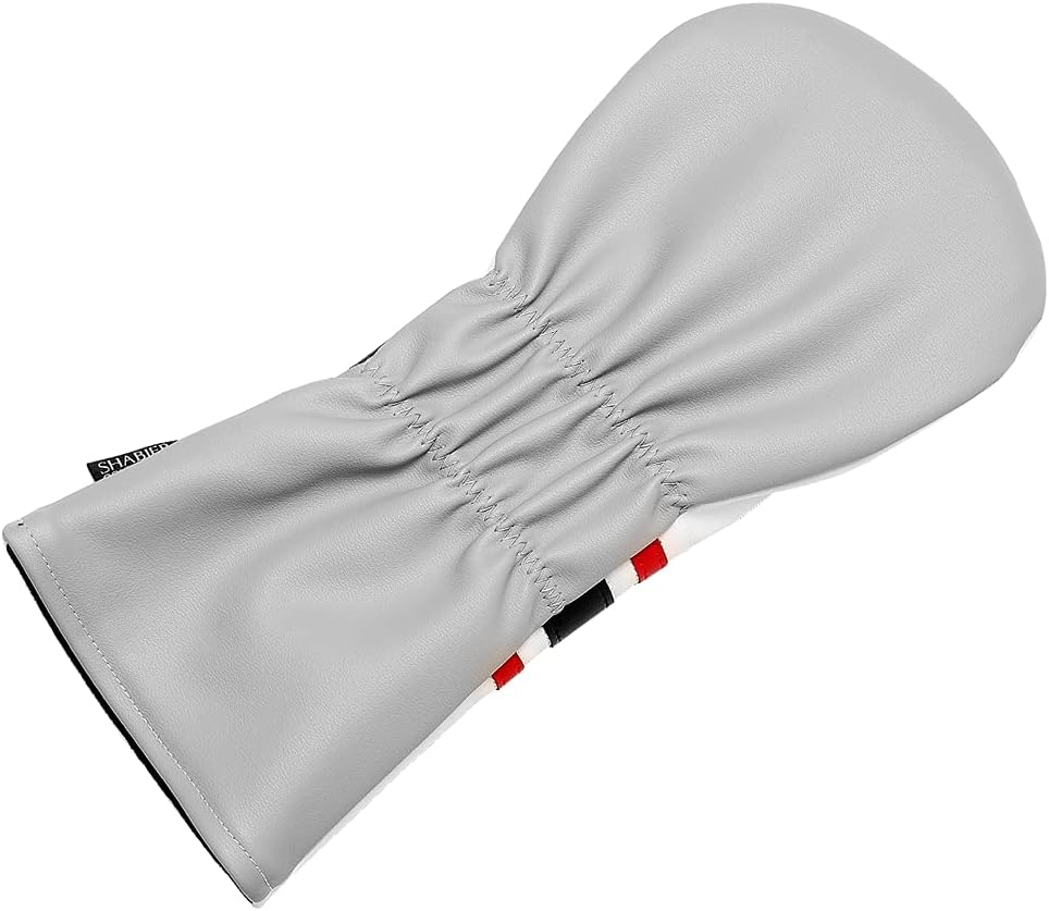 SHABIER Golf Sports Style Golf Wood Club Headcover Driver Cover for Taylormade M5 M6 Driver - Black 24 image number 5