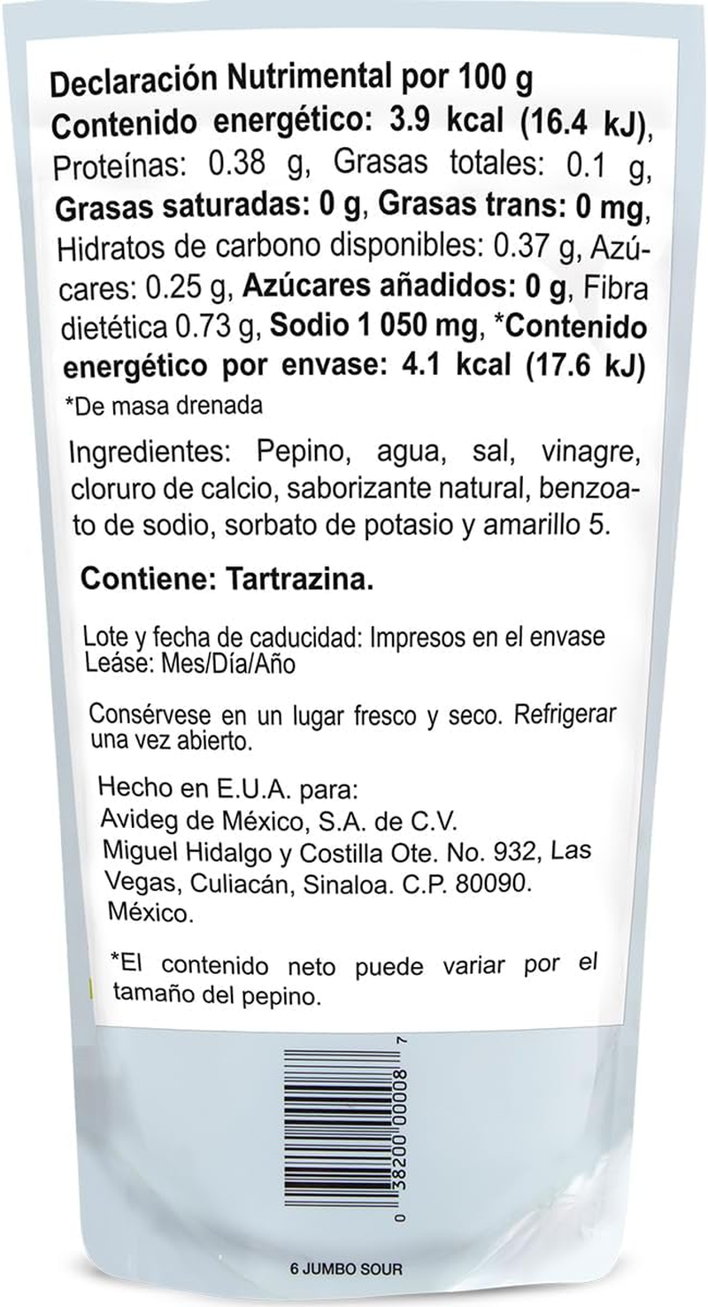 Van Holten'S Jumbo Sour Tart and Tangy Pickle 140 G (Pack of 12) image number 4