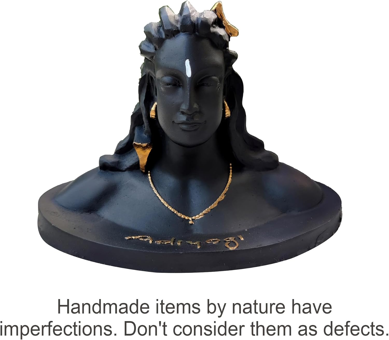 Wc_Adiyogi Statue| Lord Shiva Idol for Car Dashboard | Mahadev Idol Shiv Murti Shankara Pooja & Gift Showcase Decoration Items for Home Decor, Temple Puja Adiyogi Statue for Car image number 4
