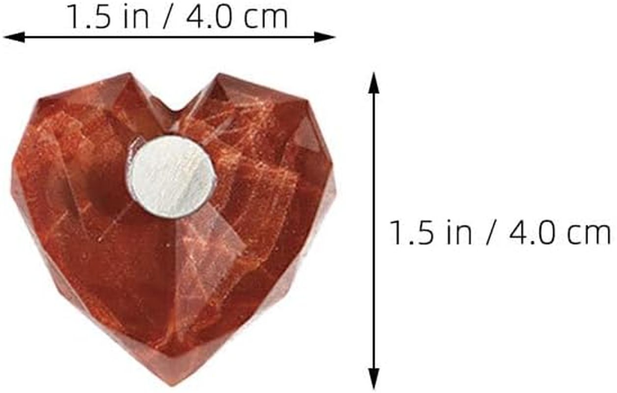 4Pcs Nail Tip Practice Stand: Heart Nail Display Stand - Unique for Realistic Hand Simulation for Training and Display Salon Home and Travel image number 2