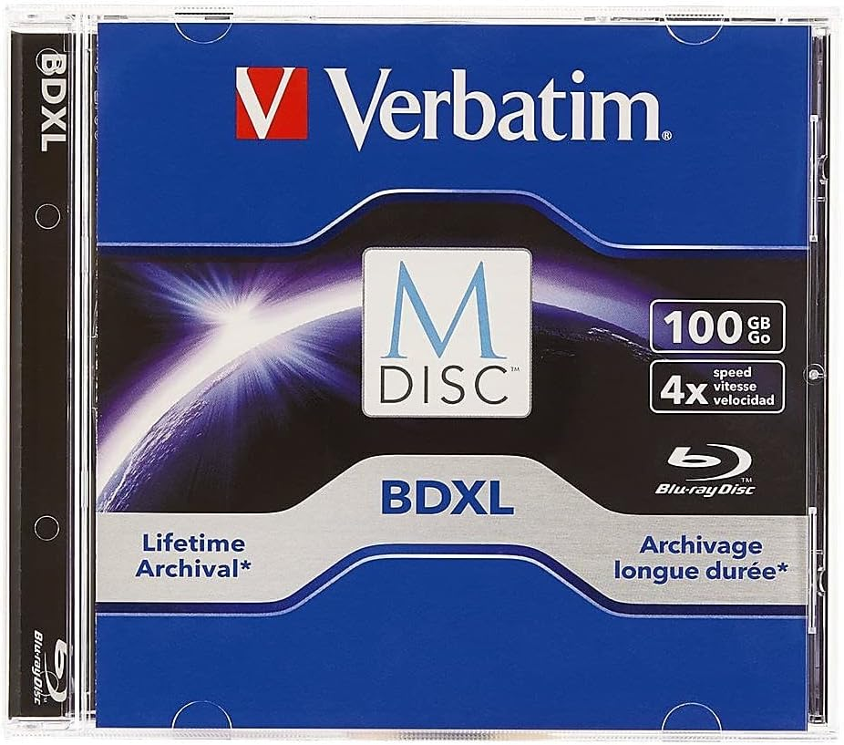 Verbatim M-Disc BD-R 25GB 4X with Surface - 25Pk Spindle - 98909 image number 6