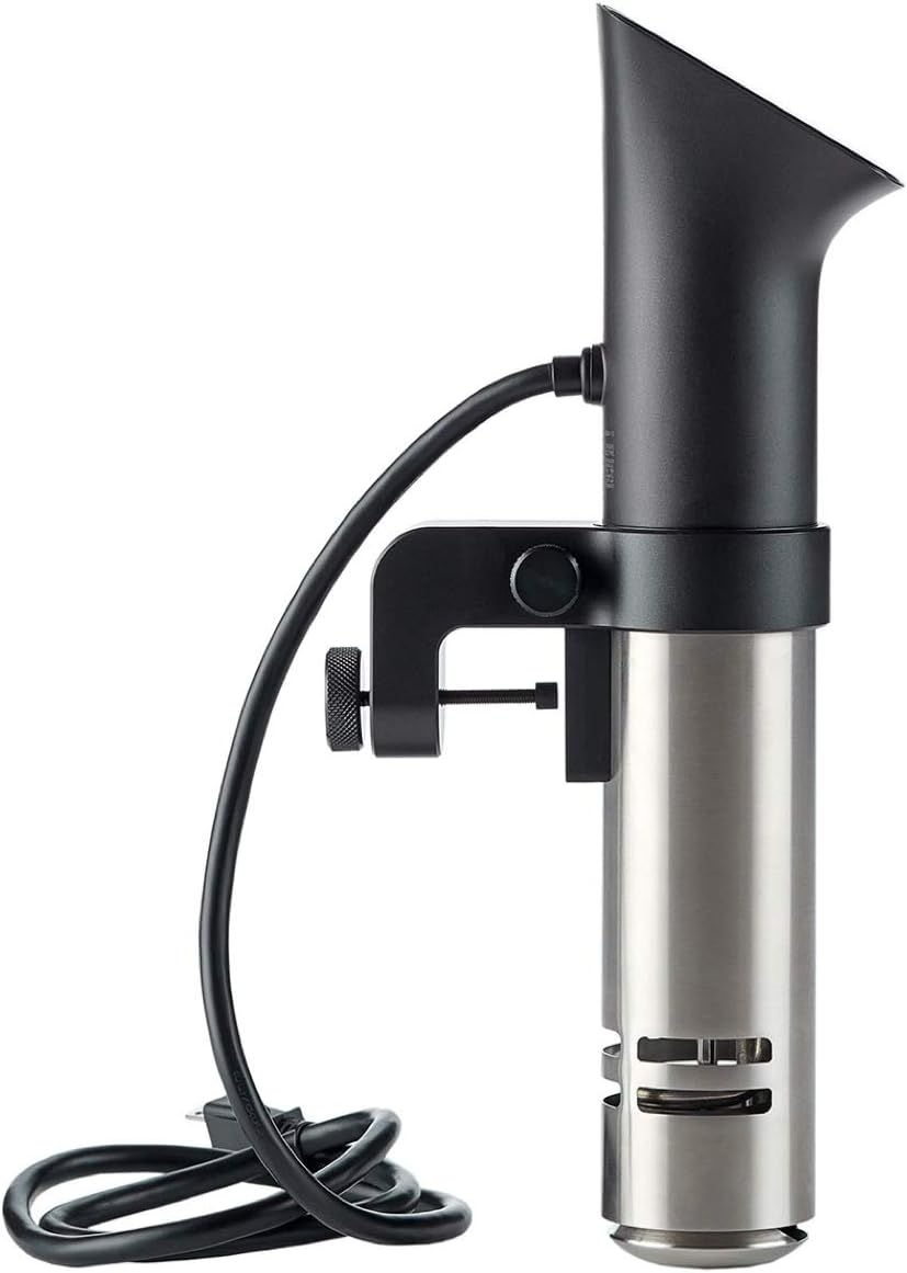 Sous Vide Precision Cooker Pro, 1200 Watts, Black and Silver image number 5