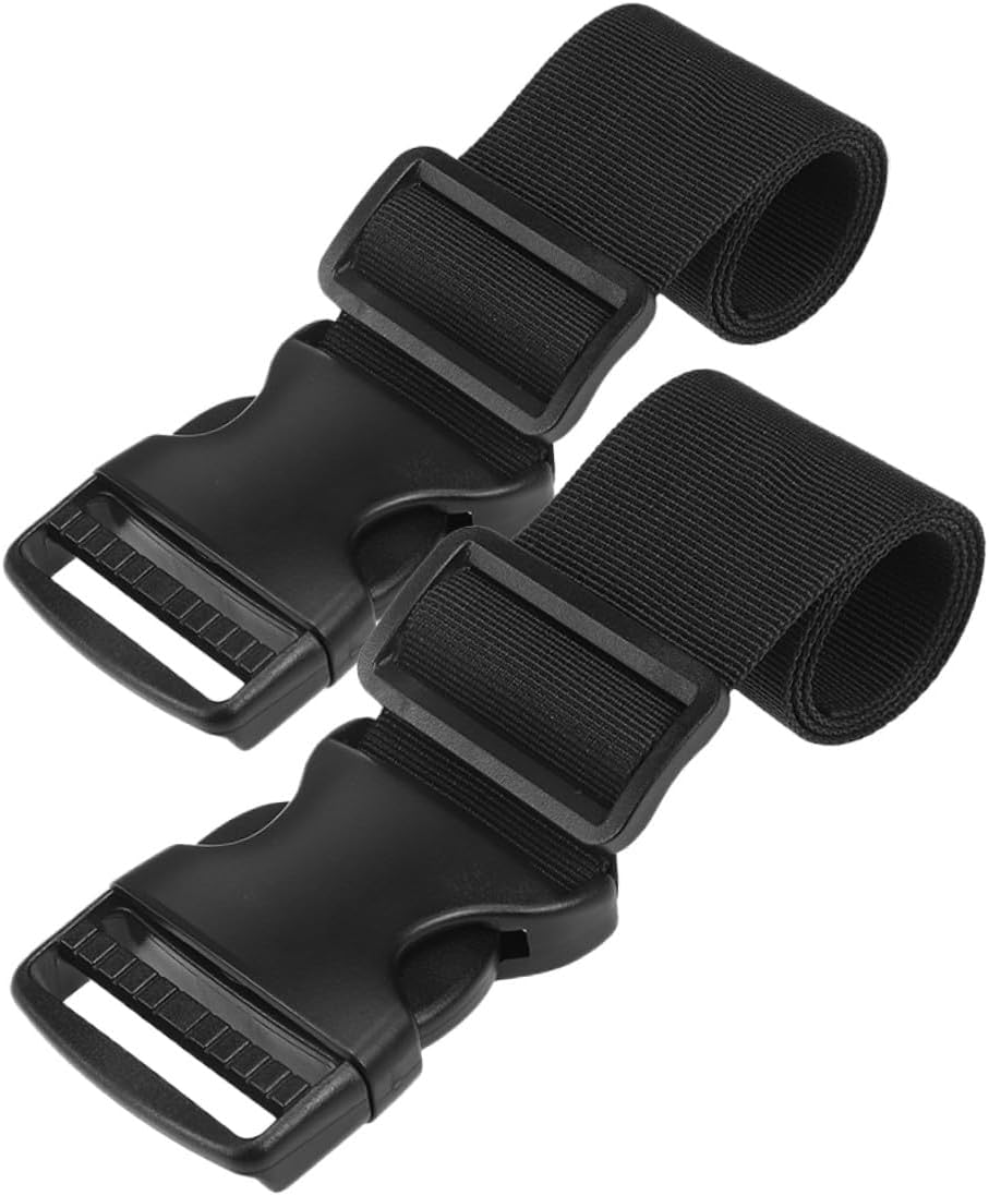 Zerodeko Adjustable Luggage Straps with Buckle 2Pcs Travel Suitcase Belts 3.8Cm Wide Nylon Straps for Secure Packing and Outdoor Travel Gear image number 1