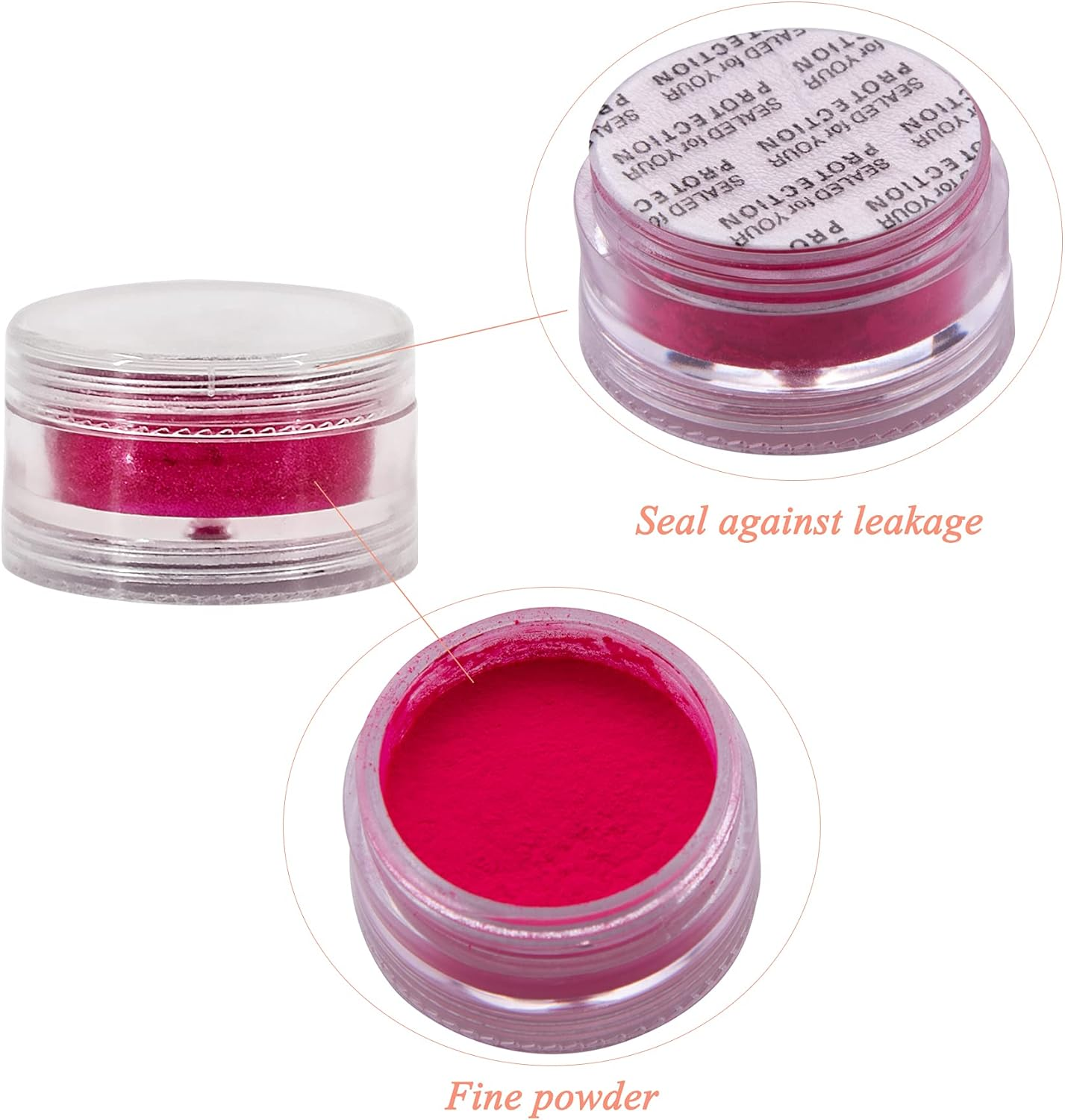 Duufin 36 Colors Pigment Nail Powder Colorful Luminous Pigment Powder Iridescent Pearlescent for Nail Art, Body and Crafts image number 1