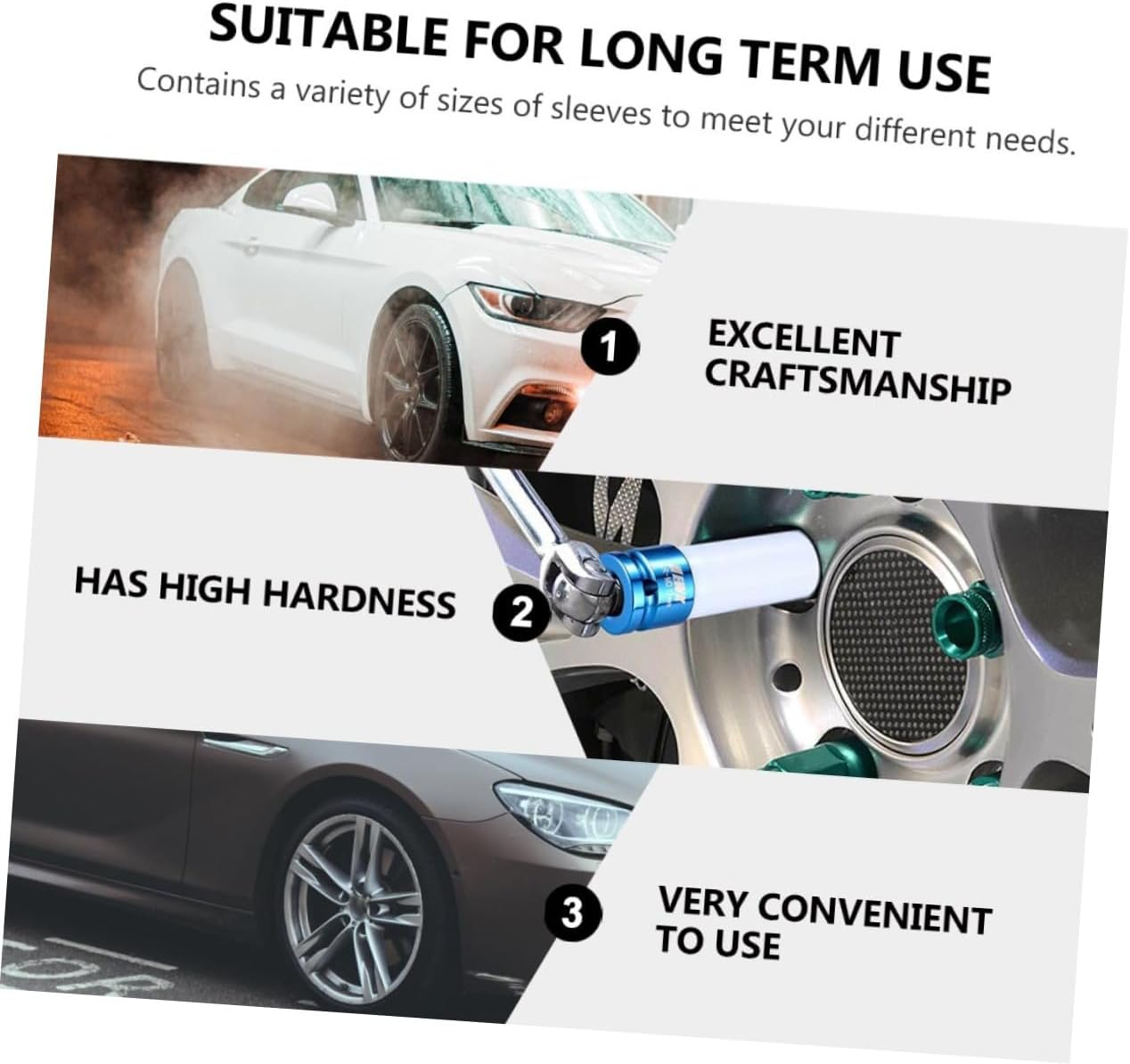 FUNOMOCYA 5Pcs Car Tire Screw Sleeve Tire Protection Sleeve for Automotive Tyres Wheels Accessories image number 2