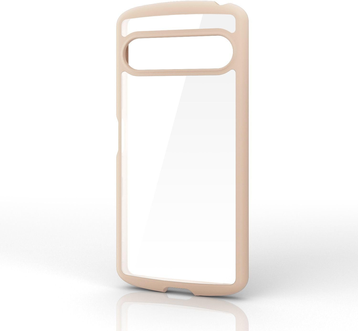 Elecom PM-X252TSLFCBK Xperia 10 VII (SO-52F) Case Cover, Clear, Shock-Absorbing, Hybrid, Thin, Lightweight, All around Air Cushion, Tough Slim Lite with Strap Hole, Black