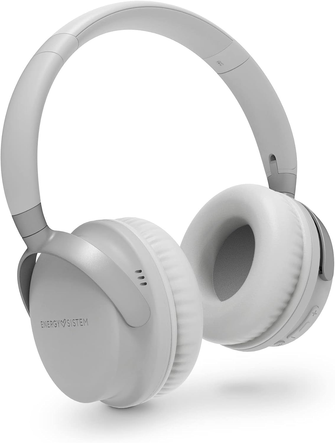 Energy Sistem Headphones Bluetooth Style 3 Stone Wireless Headphones (Bluetooth&reg; 5.1 Wireless Technology, Deep Bass, HQ Voice Calls, Long Battery Life 25 Hours) Grey