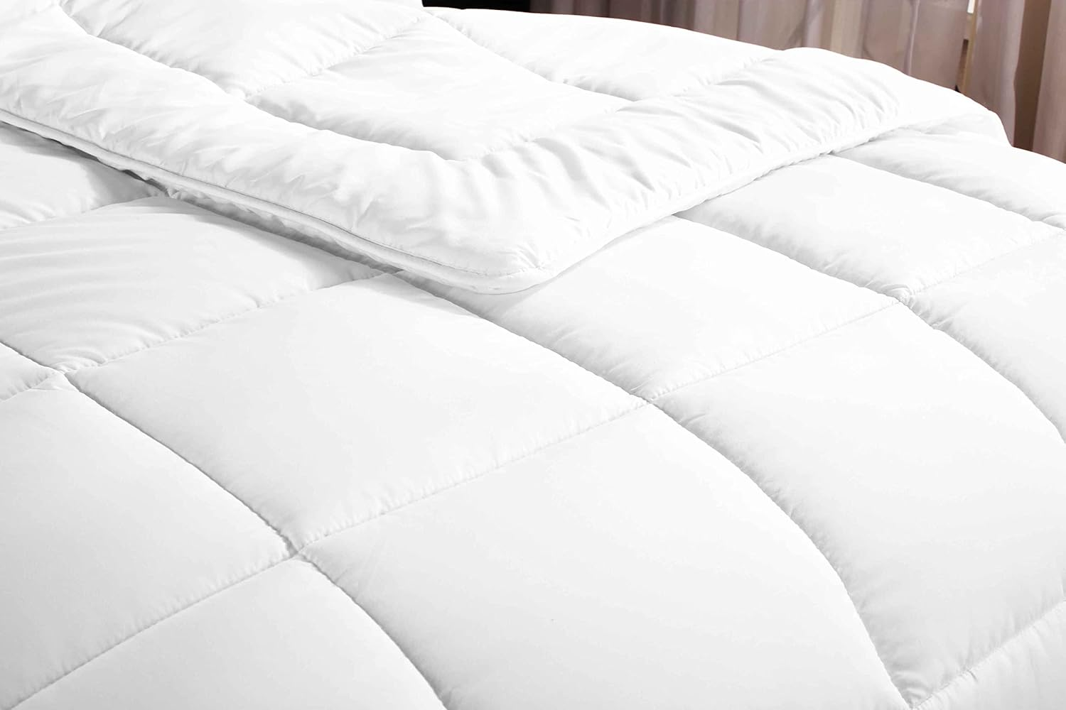 Ramesses Tencel Quilt, Double, White image number 3