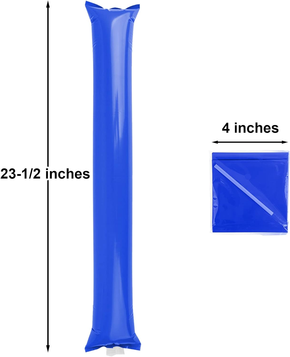 GOGO 50-Pack Bam Bam Thunder Sticks, Cheerleading Outfit, Inflatable Noisemakers image number 1