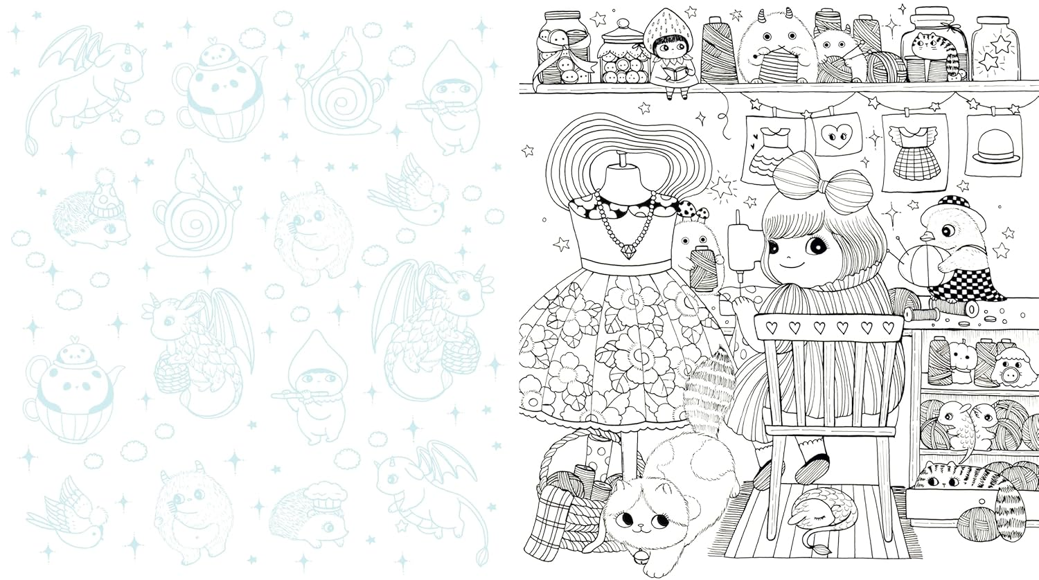 Lulu'S House of Wonder Coloring Book: Step inside & Color Fantastical Creatures & Cozy Scenes image number 5