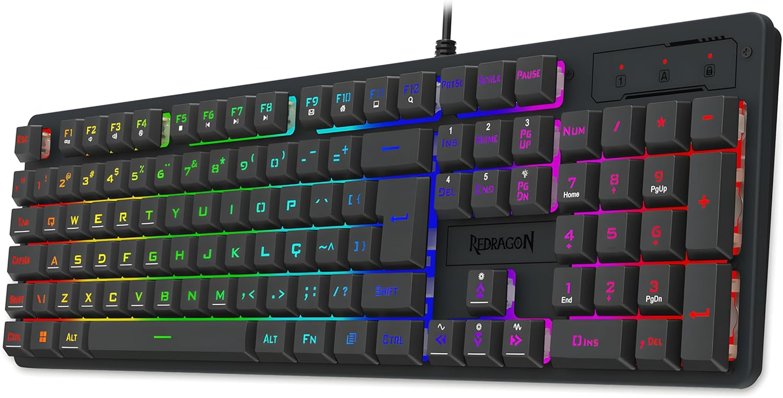 Redragon K521-RGB Netherbane 104Key Keyboard image number 1
