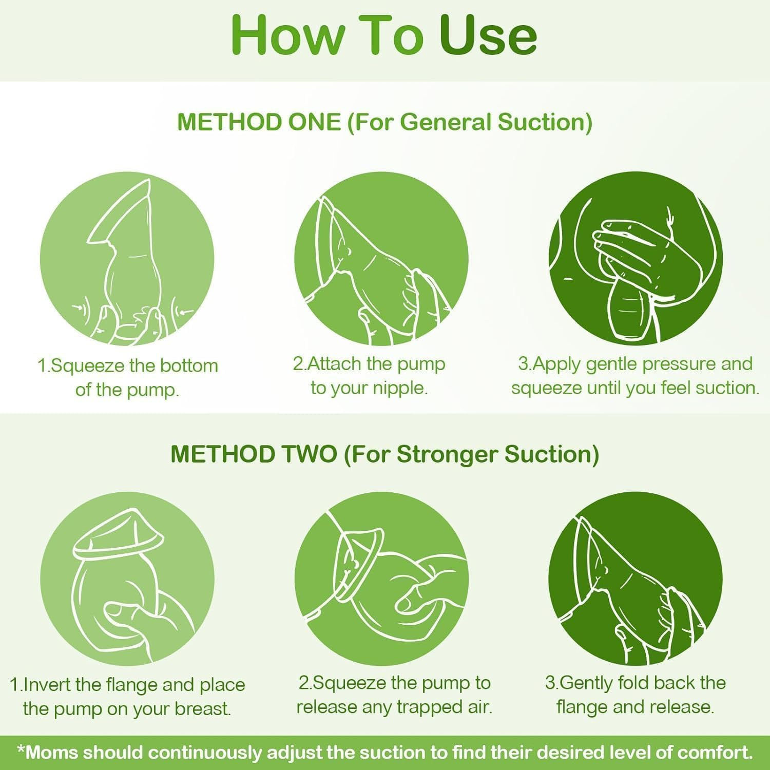 Haakaa Manual Breast Pump with Suction Base and Lavender Gap, Breastmilk Collector Breastfeeding Pump (4Oz/100Ml) image number 5