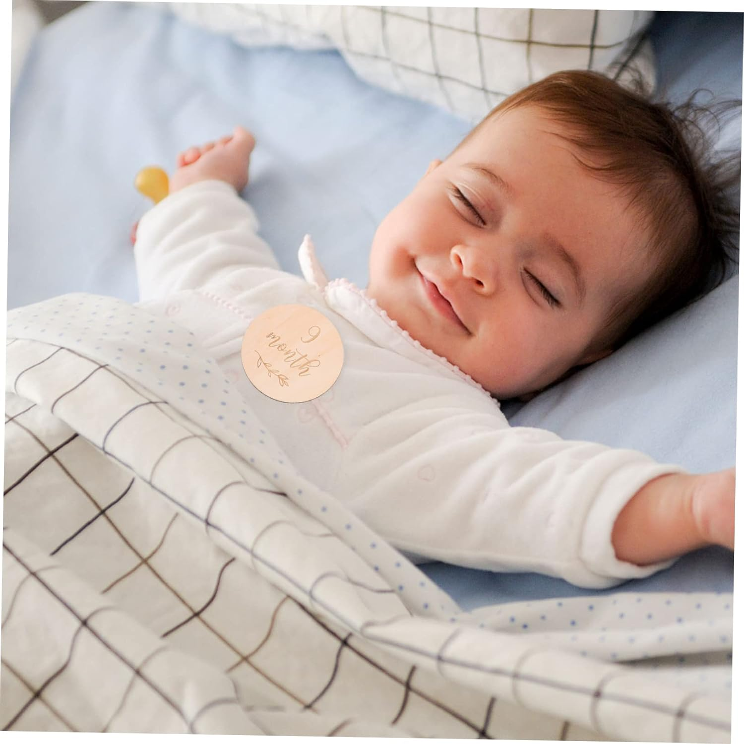 13Pcs Practical Monthly Growth Recording Cards Born for Photography Props image number 2