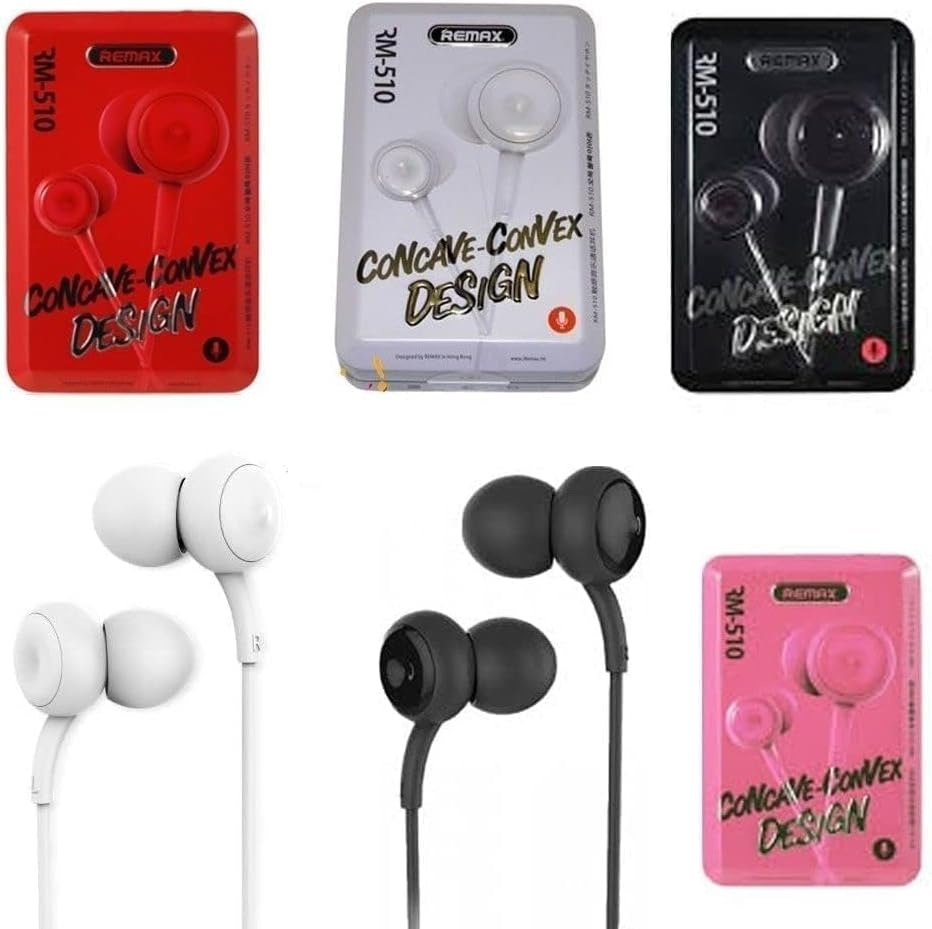 Remax RM-510 3.5 Mm Jack Wired Earphone, Pink image number 2