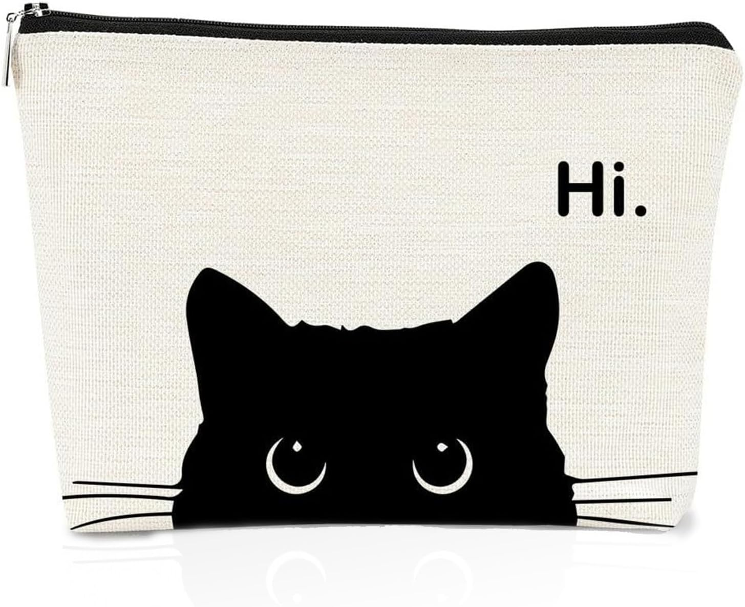 Cat Makeup Bag for Cat Lovers, Cute Zipper Travel Toiletry Bag for Teen Girls, Gifts for Cat Owners, Cosmetic Purse for Makeup & Toiletries, Birthday for Cat Lovers image number 6