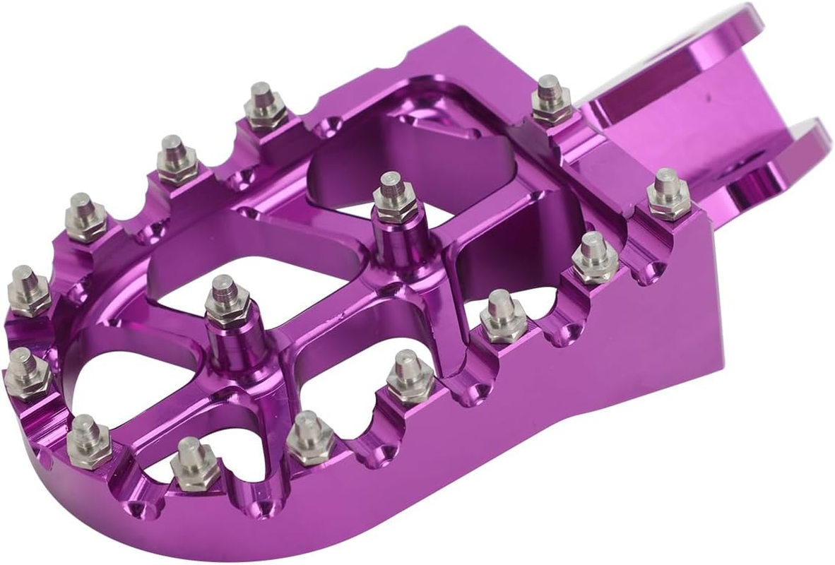 Motorcycle Foot Pegs Wider CNC Foot Pegs for Surron Sur Ron LBX Talaria Sting MX3/R MX4 Talaria X3 XXX E-Ride Pro SS/S Electric Dirt Bike Purple image number 2
