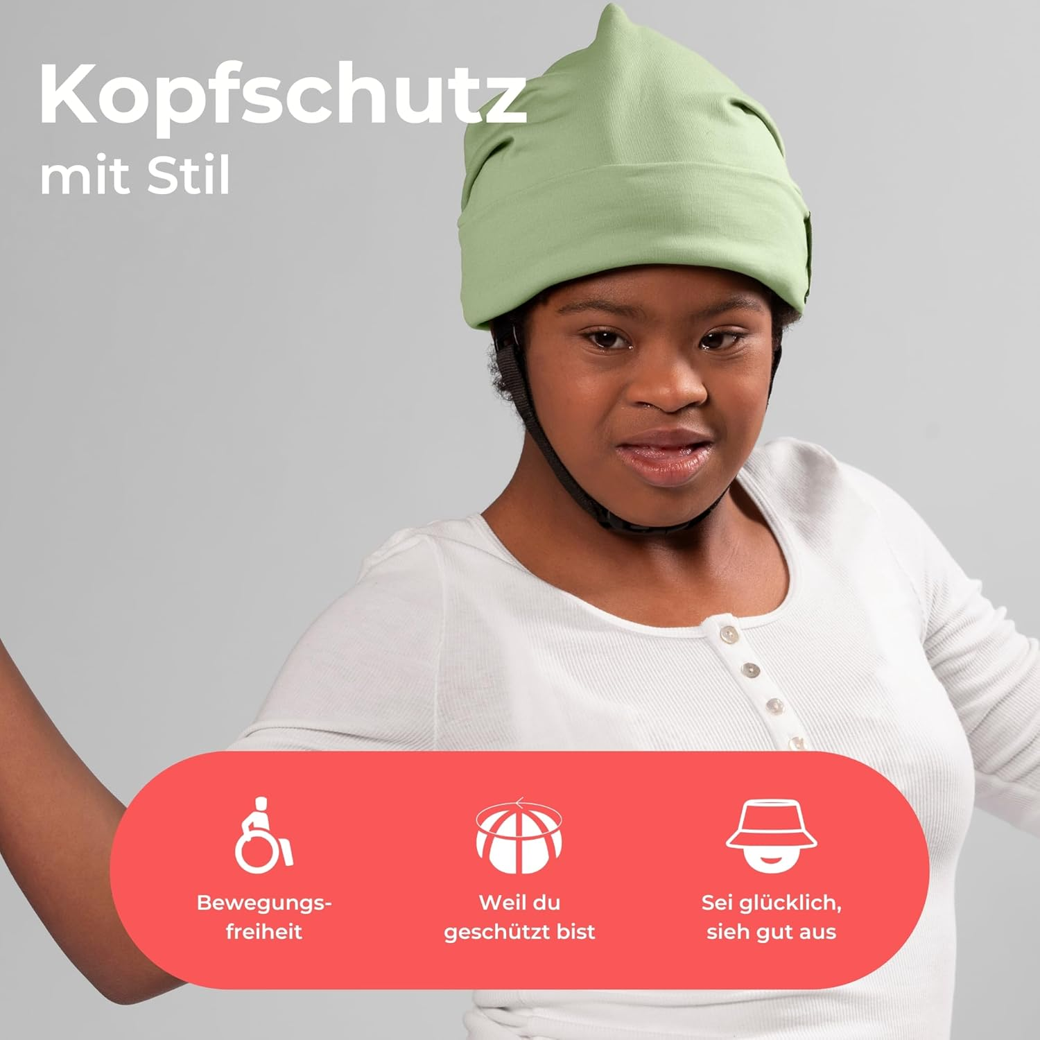 Ribcap Lenny Summer Protective Cap | Light Khaki image number 1