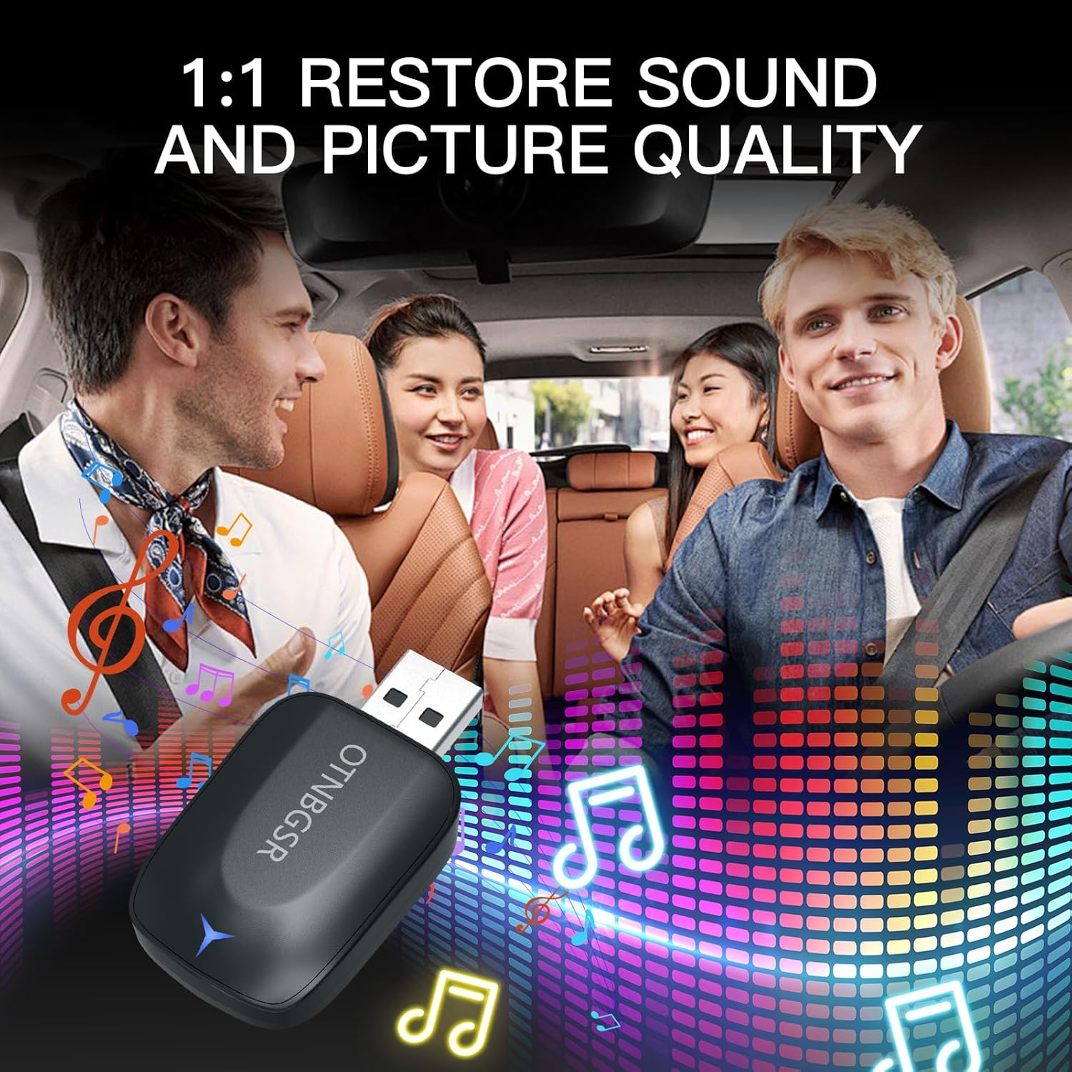 Wireless Carplay Adapter for Apple Iphone - Multi-User Seamless Connection, Plug and Play, Convert Wired to Wireless Car Play, with Extension Cable USB & Usb-C/Type-C, Ios 10+ image number 3