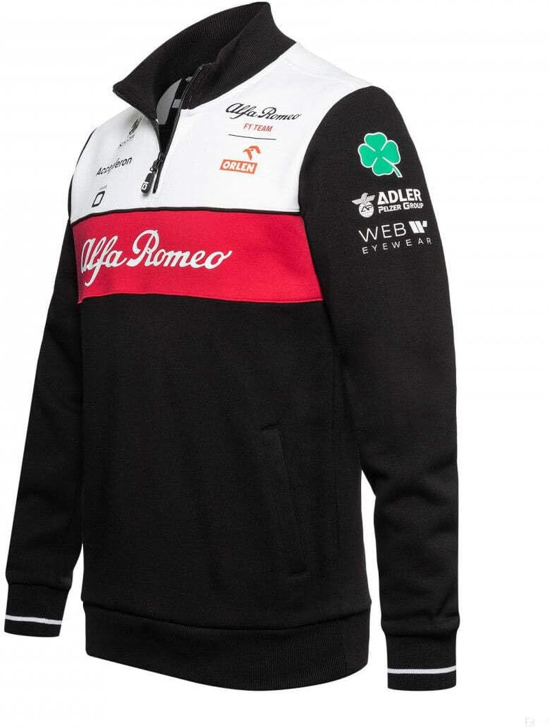 Alfa Romeo Racing F1 2022 Men'S Quarter Zip Team Sweatshirt