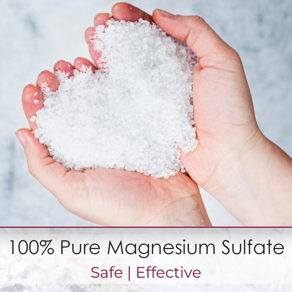 Mirintz Pure Epsom Salt |(1 Kg) Magnesium Sulfate Epsom Salt Bath Soak | Natural Epsom Bath Salts for Women Relaxing | Epsom Salts for Soaking Foot Care, Salt Scrub, Bath Products & Spa Stuff image number 6