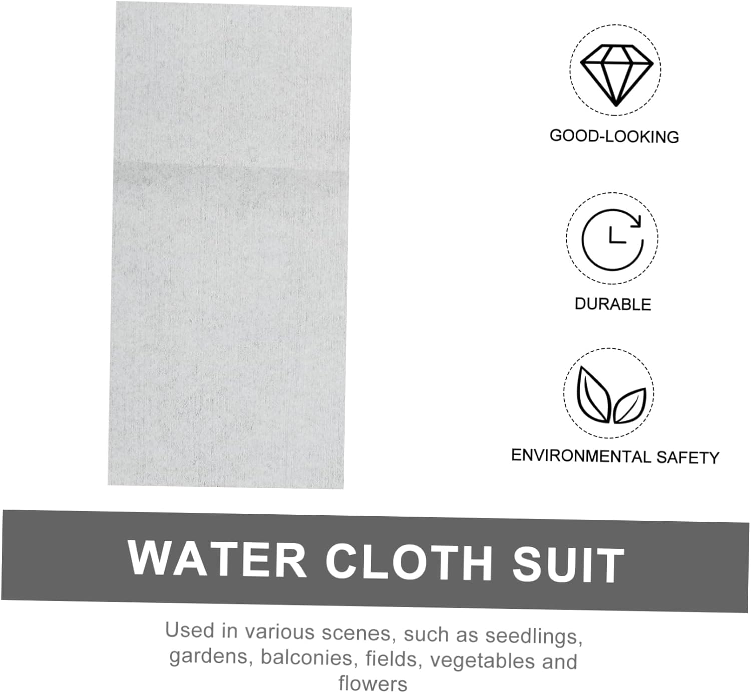 BCOATH 20Pcs Moisturizing Protective Seedling Sprouting Kit Absorbent Cloths for Gardening Greenhouse Seed Mat image number 3