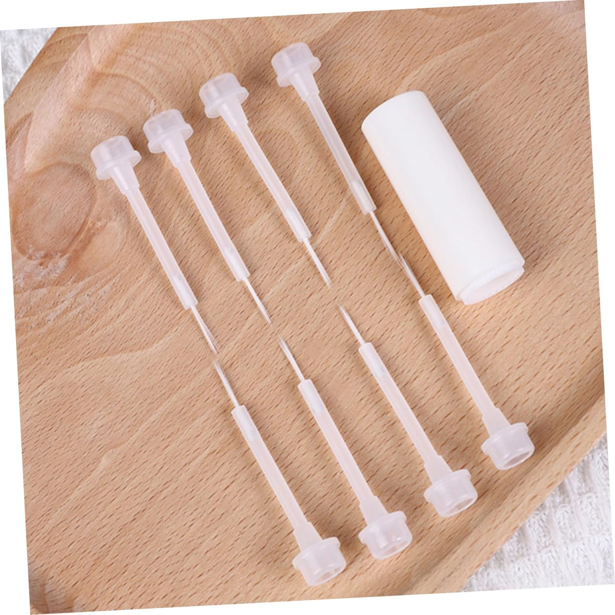 WOFASHPURET 50Pcs Nail Polish Brush Replacement Set Liquid Nail Brush for Dipping and Detailing Suitable for Professional Home Use image number 1