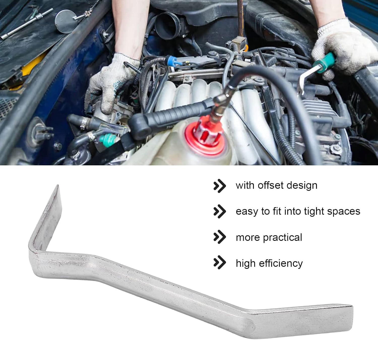 Brake Adjusting Tool,Metal Offset Brake Spoon Auto Repair Tool Universal Professional Car Maintenance Tools 1Pcs for Cars