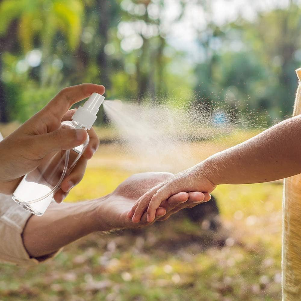 12 Pcs 50Ml Transparent Empty Spray Bottles Alcohol Spray Bottles Supplement Bottles Transparent Atomization image number 2