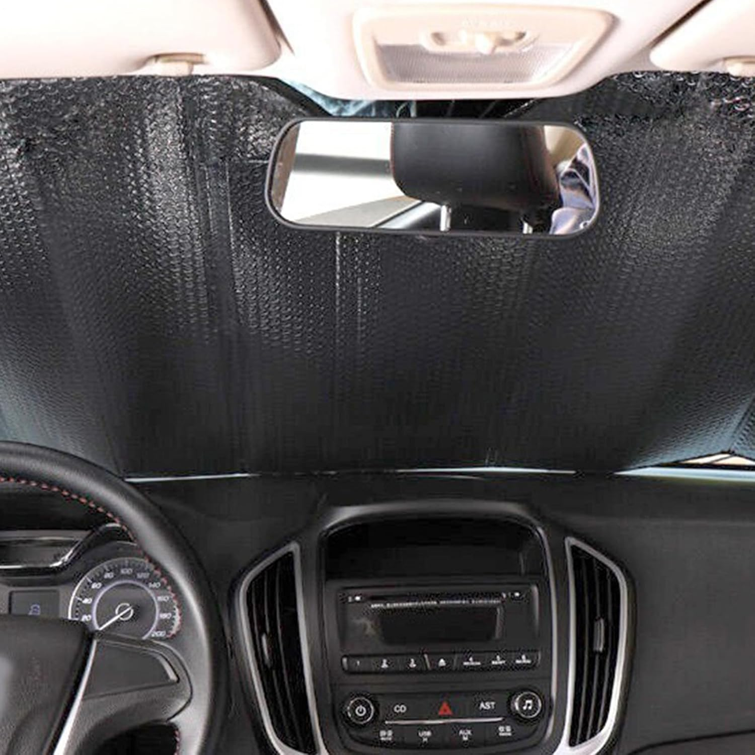 Car Windshield Sun Shade - Car Shade Front Windshield Cover - UV Protection Heat Shield Reflector, Vehicle Accessories Keep Cool for Truck Sedan Auto image number 6