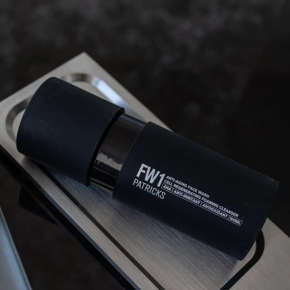 PATRICKS | FW1 Face Wash Cell Regenerating Foaming Cleanser | High Performance Grooming for Men | 100Ml