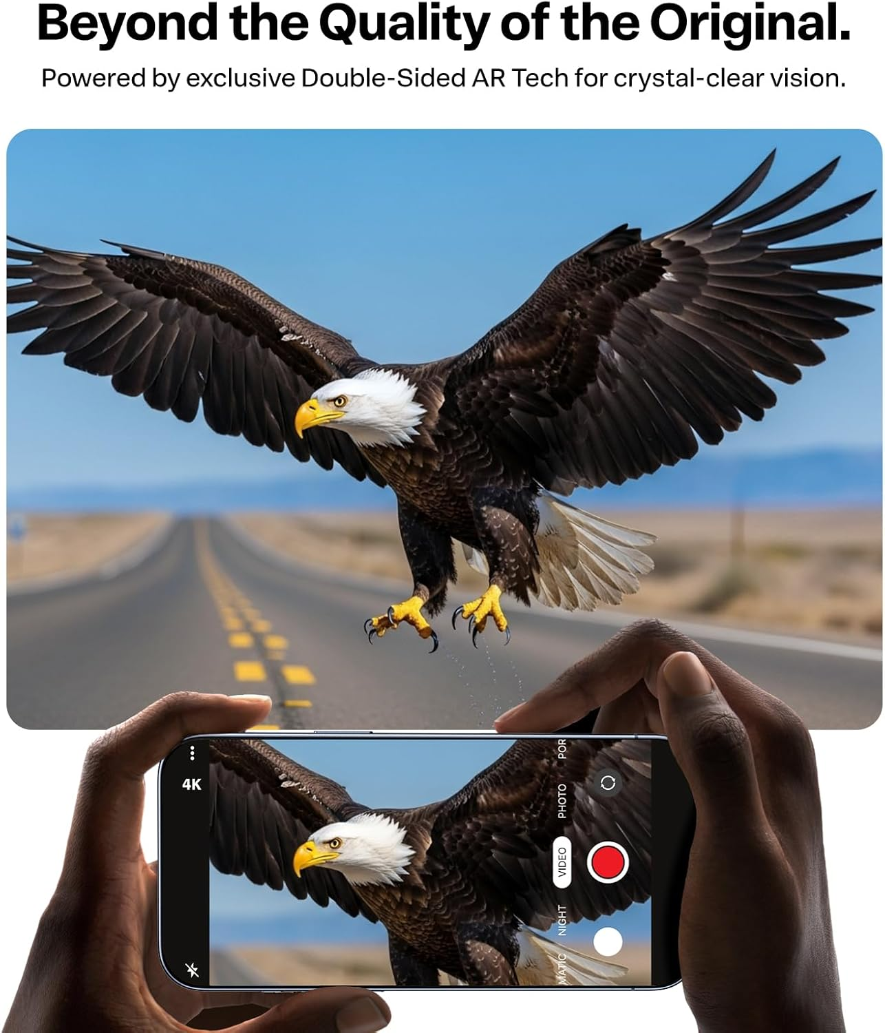 TORRAS 3-Year Ultimate Durability 9H+ Glass for Iphone 17 Pro Max/17 Pro Camera Lens Protector [1:1 Invisible Fit & Ultra Clarity] Camera Protector Tempered Glass, Blue Titanium image number 6