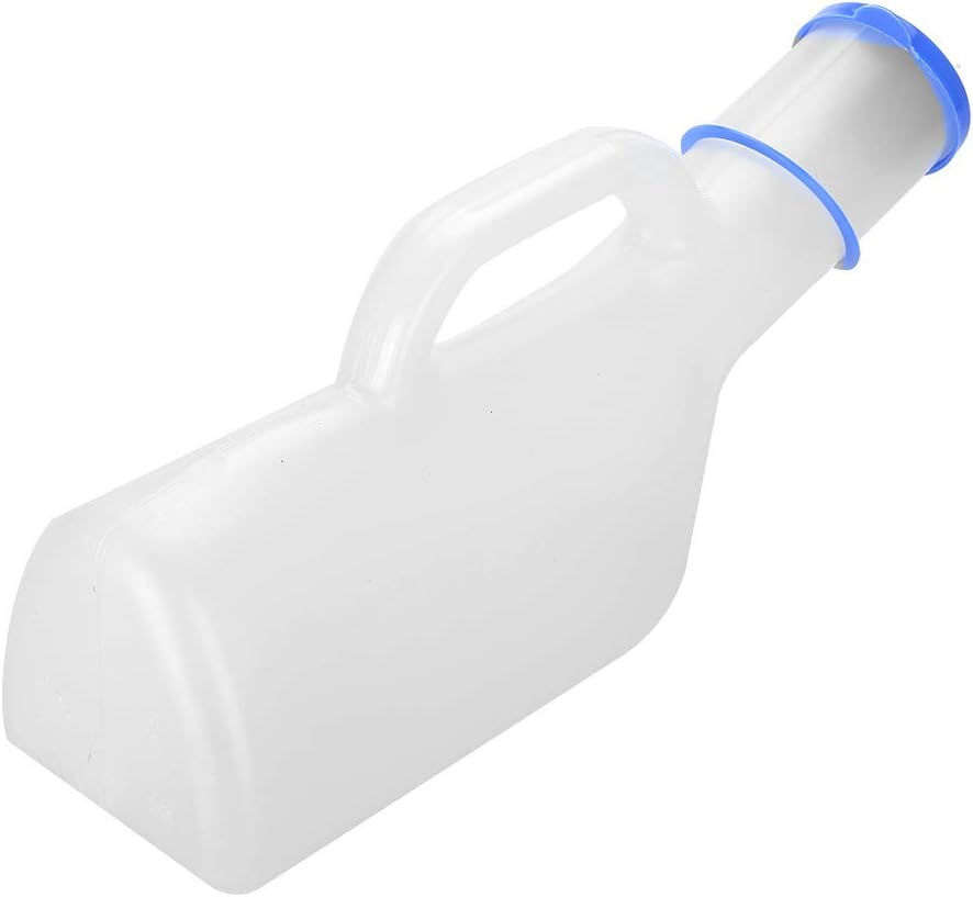 1000Ml Urine Bottle, Portable Male Urine Bottle with Lid, Spill Proof Plastic Urinal Storage, Transparent Urine Collector, Outdoor Urine Bottle for Elderly, Children, Bus Drivers image number 5