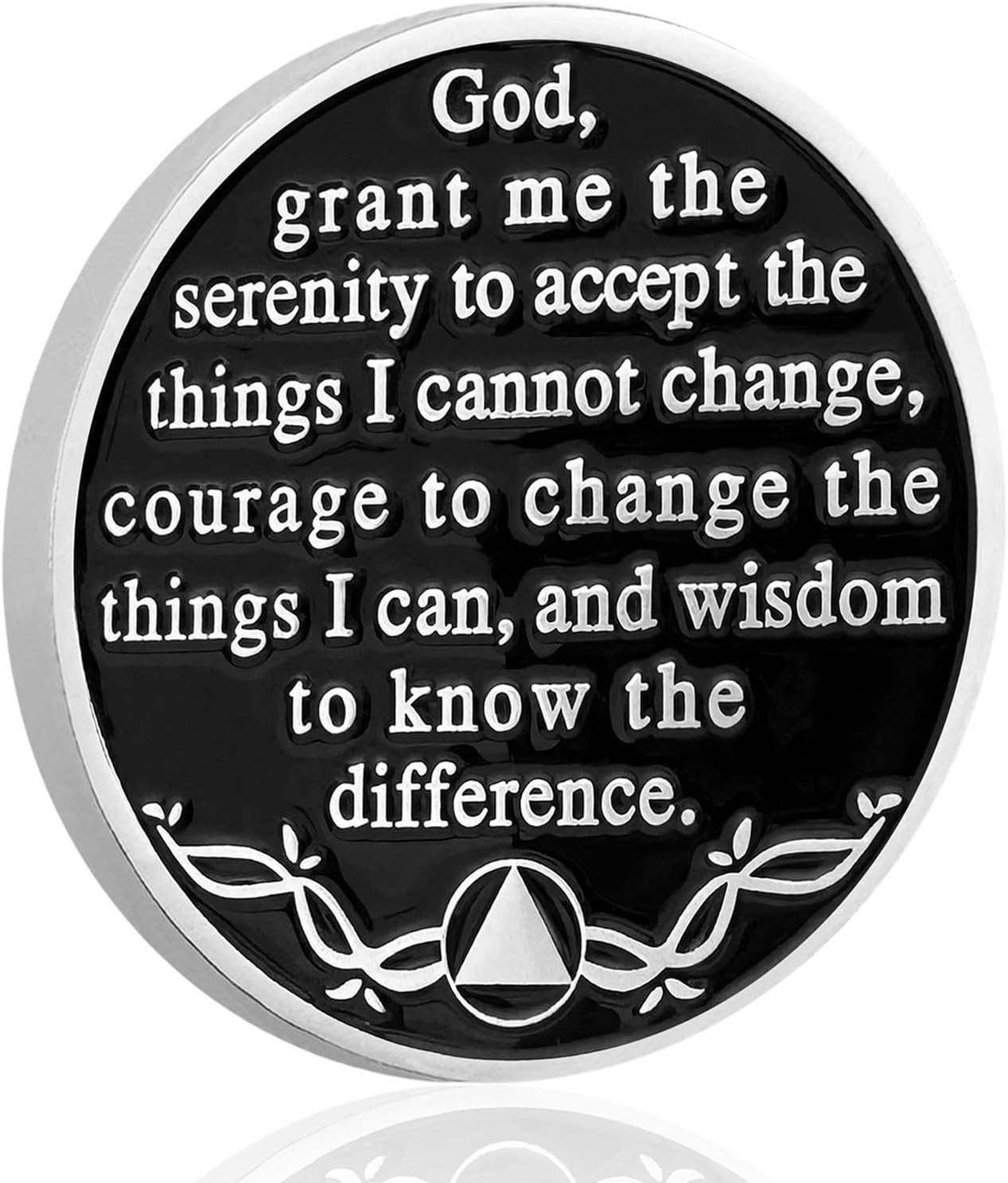 15 Year Sobriety Coin, Butterfly Tree of Life AA Medallions Serenity Prayer Sobriety Chips - AA Coins Anniversary Recovery Chips Sober Tokens for Alcoholics Anonymous Recovery Sober Gifts image number 5