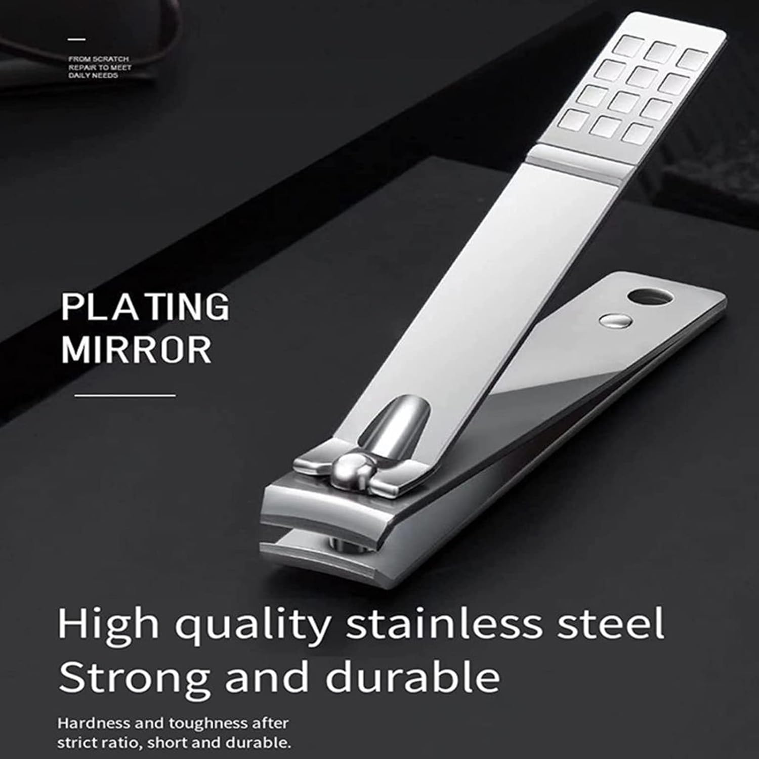 Travel Manicure Set - Stainless Steel Manicure Set Of,Professional Grooming Kit, Scissor Tweezer Ear Pick Tools Grooming Kits with PU Leather - Black image number 2