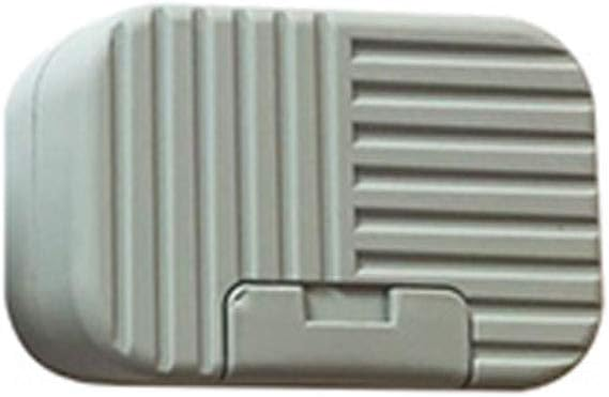 Tophomer Travel Soap Box Soap Container with Lid Plastic Portable Soap Holder Leakproof for Bathroom, Shower, Gift (Blue, Smiley) MN-005