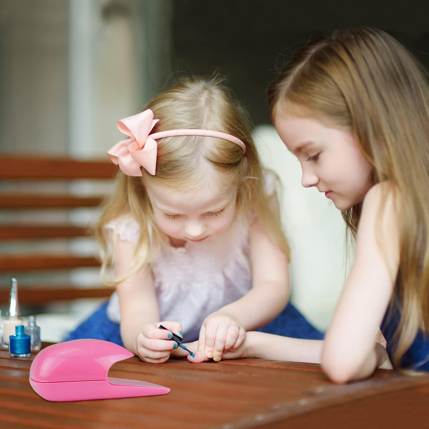 Eyxformula Nail Fan Dryer for Regular Nail Polish, Portable Nail Dryer Nail Art Polish Machine, Quick Dry Regular Nail Polish Air Blower Nail Dryer for Fingernail Toenail image number 5