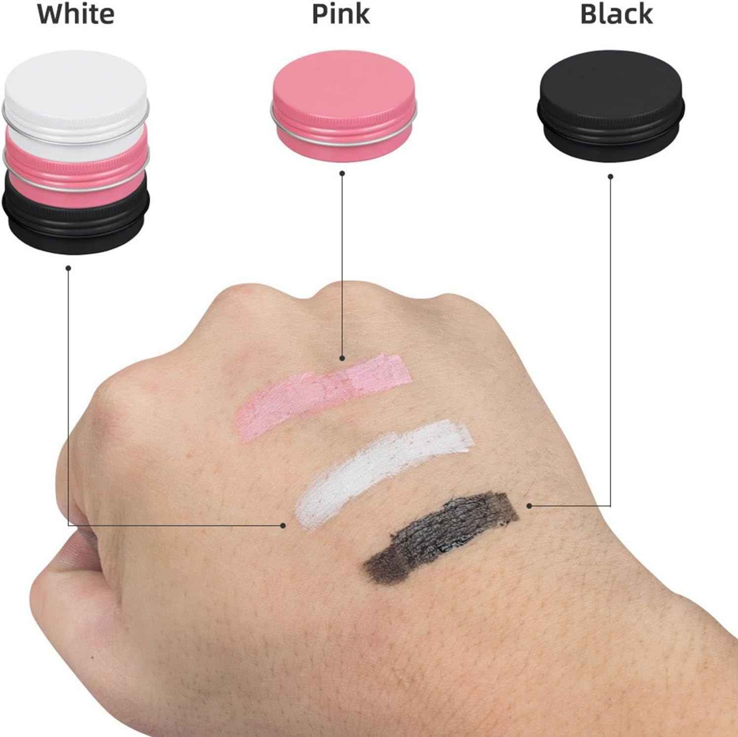 Eyebrow Paste, Eyebrow Shape Position Mapping Tool for Beginner, Black