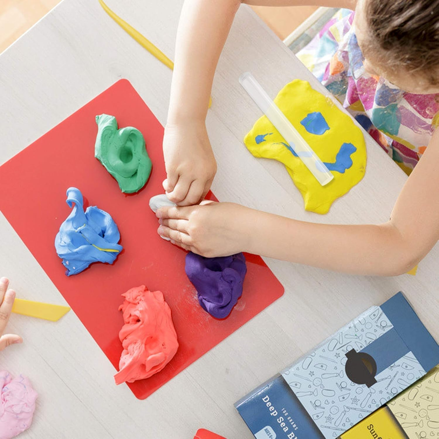 AUGSUN 1Pcs Acrylic Clay Roller Acrylic round Tube Roller Rolling Bar Clear Clay Art Craft DIY Polymer Tool image number 2