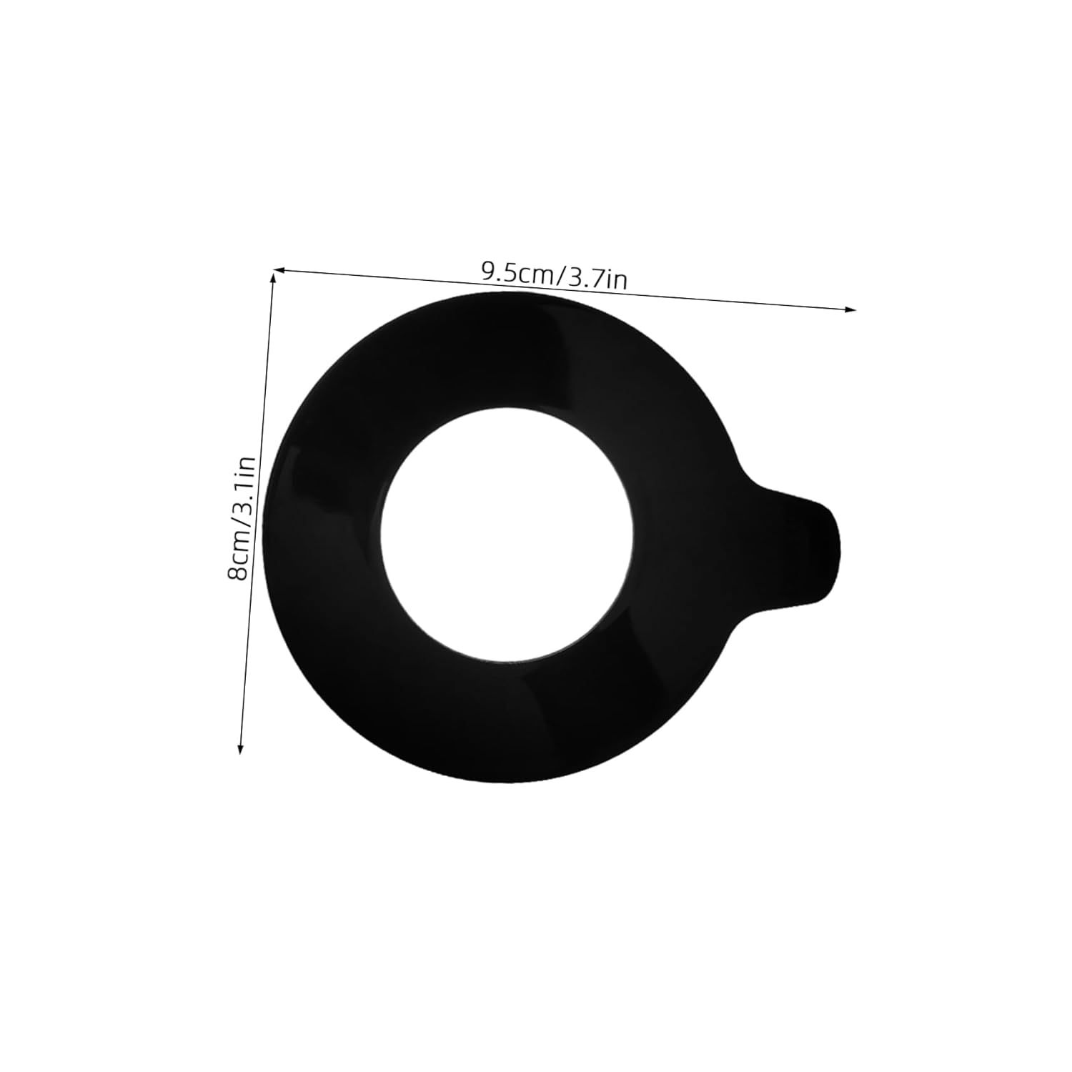 2Pcs Excavator Pin Gasket Heavy-Duty round Rubber Washer Spacer Kit for Machinery Digger Arm Joint Sealing image number 3