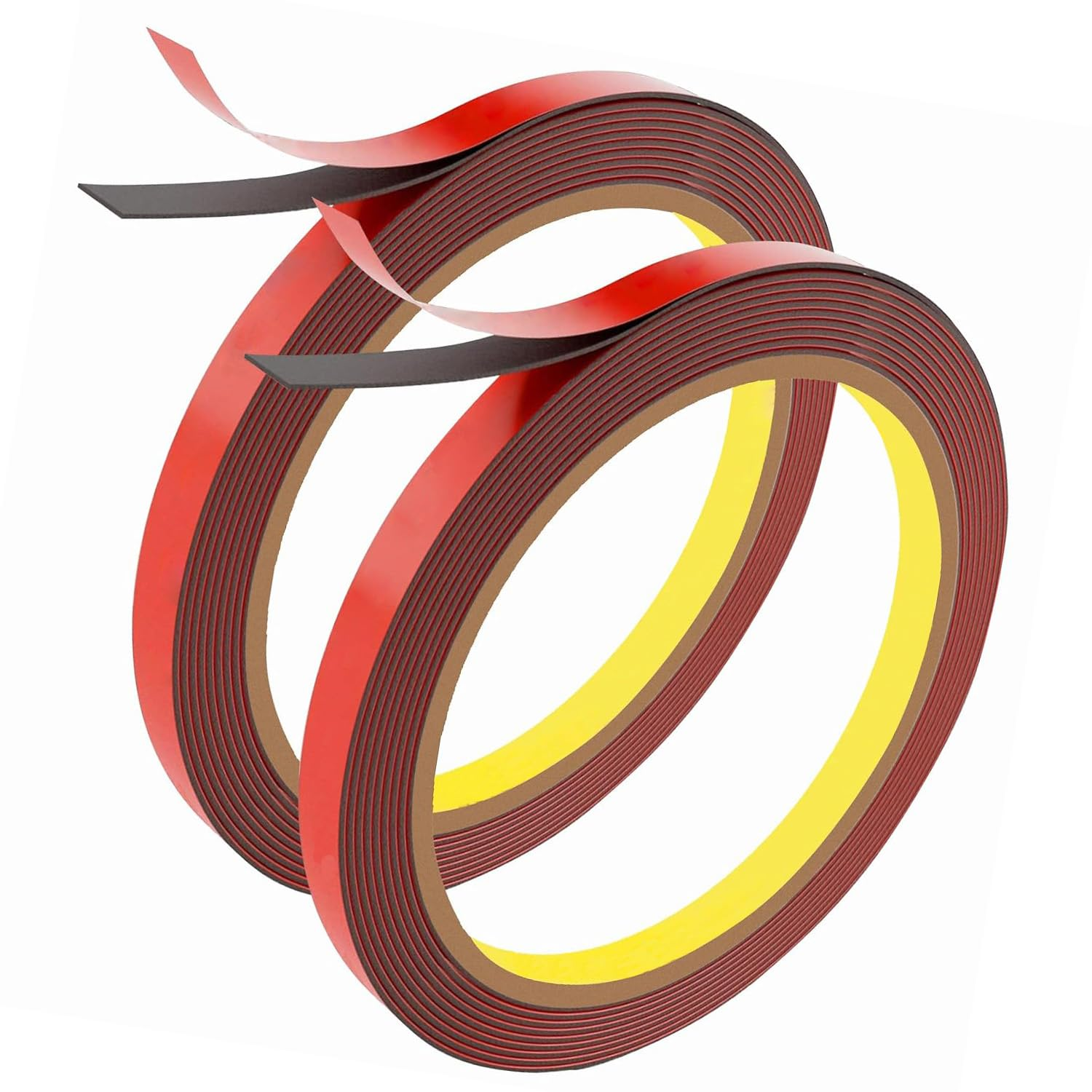 Heavy Duty Double Sided Mounting Tape &ndash; 9.8 FT X 0.24" (3M X 6Mm) Strong Foam Adhesive, 0.03" Thick, Waterproof & High Hold for Office Wall Decor, Home, Automotive & More (Pack of 2)