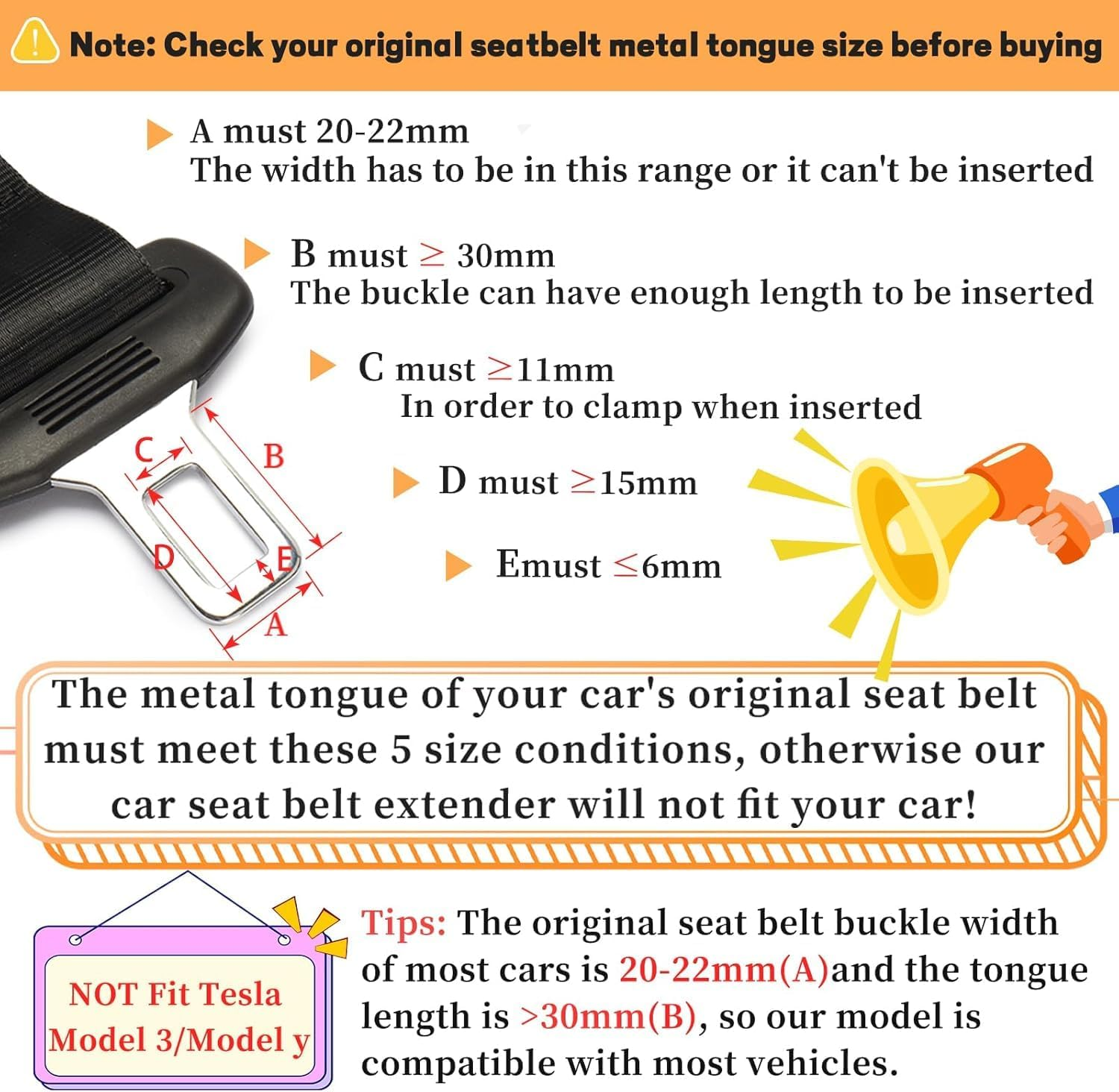 2Pc Car Seat Belt Pads (10.7CM) - 10.7Cm image number 4