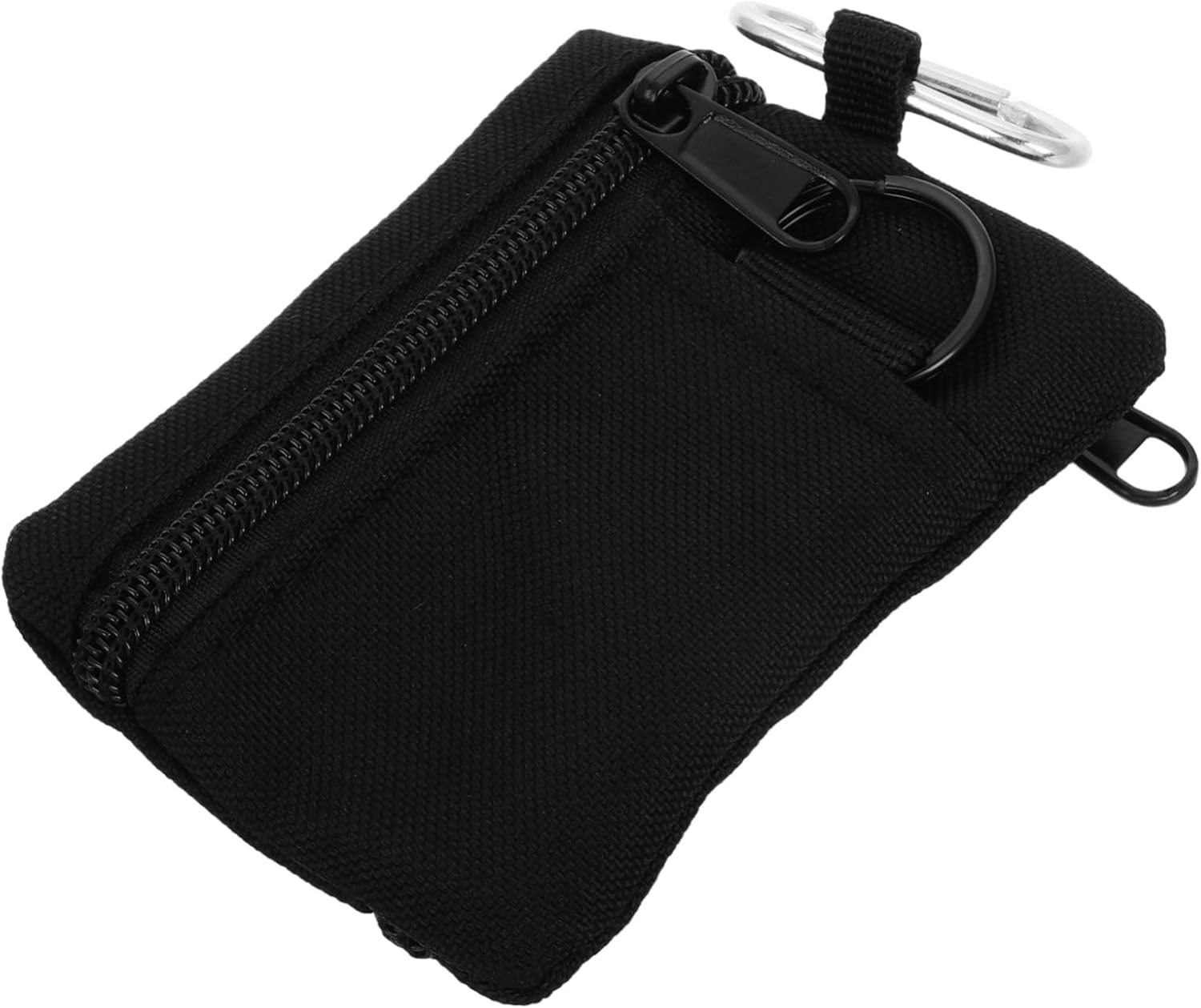 Mini Keychain Pouch Purse Keychain Small Pouch for Keys Coin Case Outdoor Accessory Hiking Travel Officer Bag image number 2