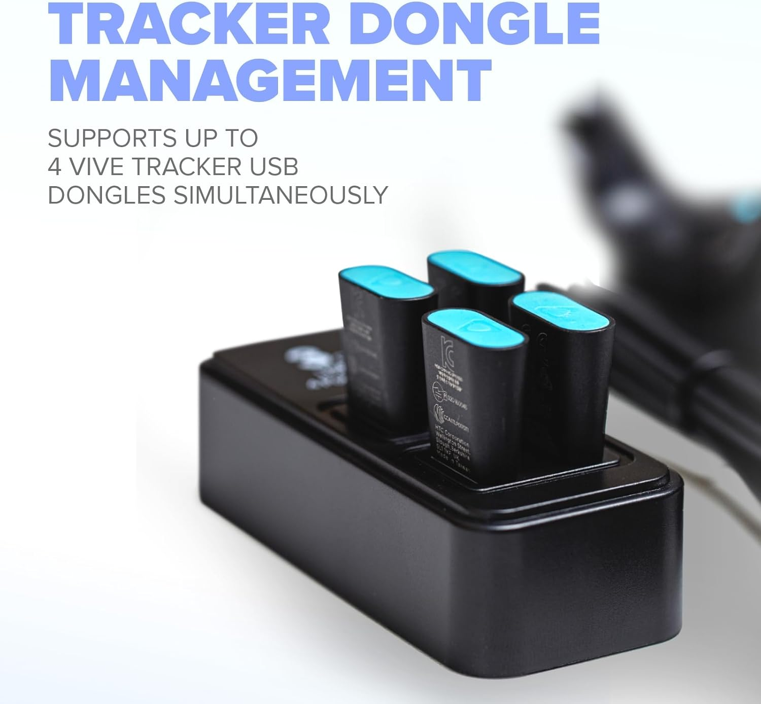 4-Port USB Hub for Vive Tracker USB Dongles, Portable USB Adapter, Multiport Expander, Splitter for Desktop, Laptop, Xbox, HDD, Console, Printer, PC, Keyboards, HP, Dell image number 3