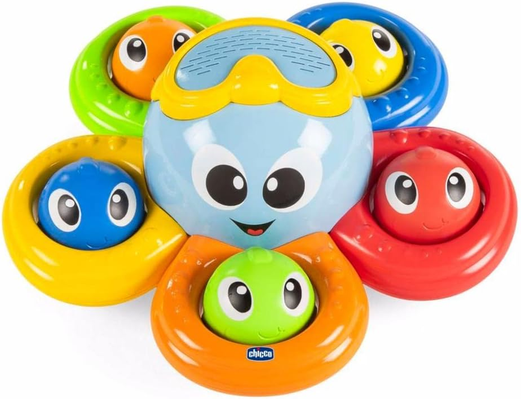 Chicco Billy the Octopus Bath Toy, Multicolour