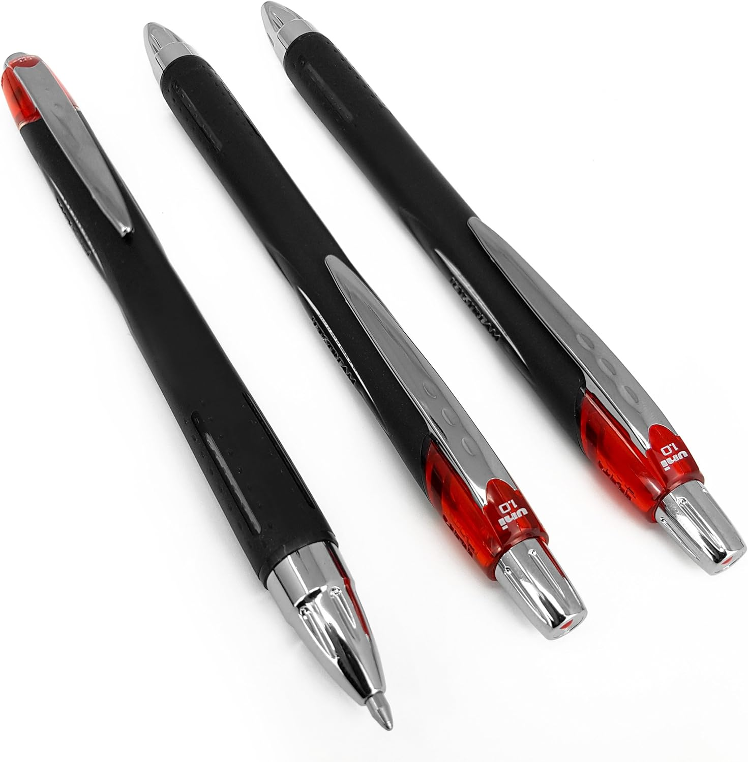 Uni-Ball - Jetstream Sxn-210-1.0Mm Retractable Rollerball Pen - Red - Pack of 3
