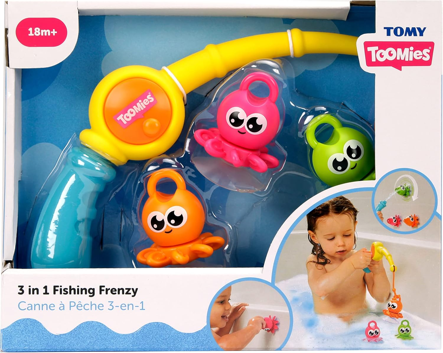 Tomy Toomies 3 in 1 Fishing Frenzy Bath Toy image number 2