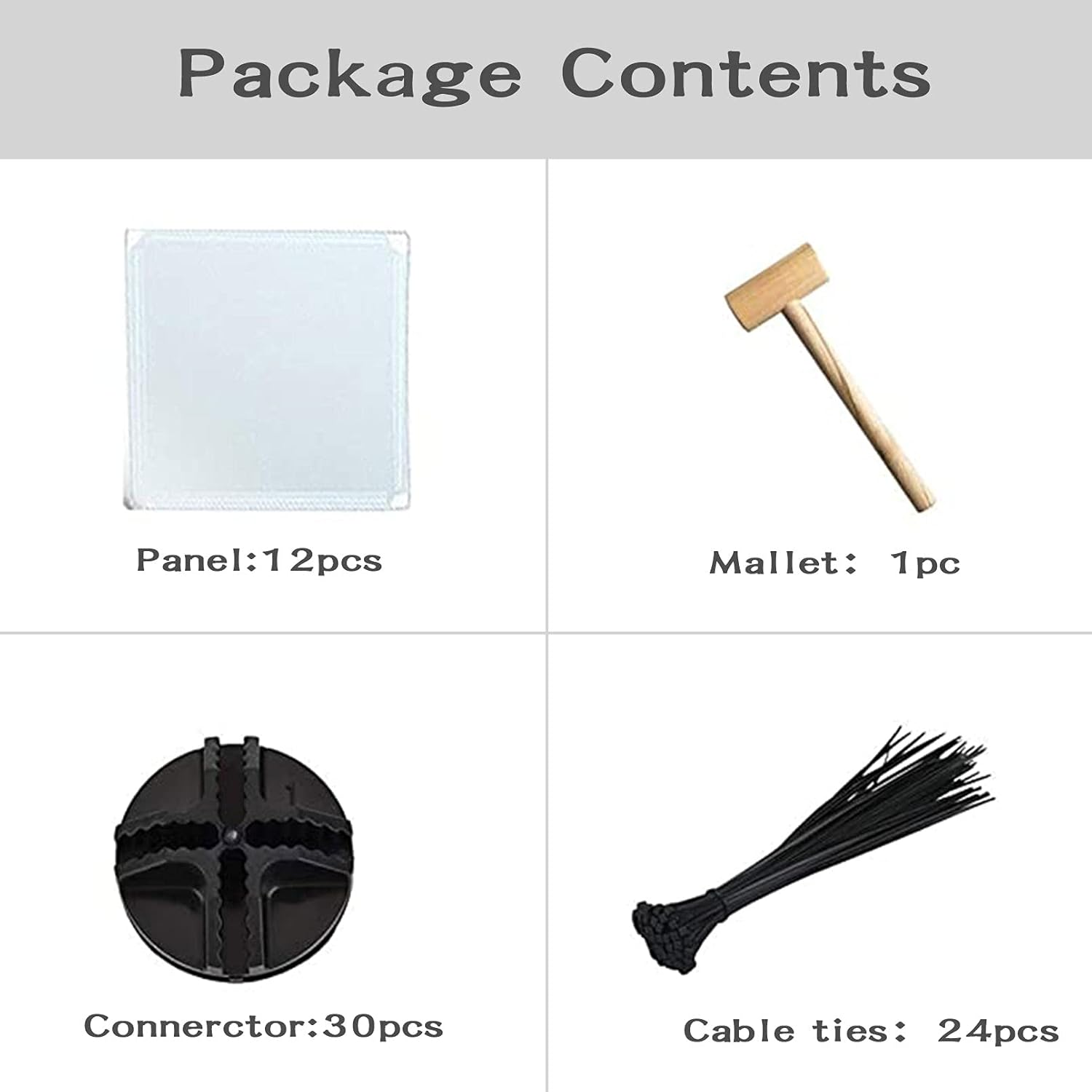 Kathson Plastic Pet Playpen,Portable Bunny Fence,Small Animals DIY Metal Enclosure Pen Cage Yard Outdoor & Indoor for Small Rabbit Cat Guinea Pig Hedgehogs Rat(12 Panels/13.8 X 17.7 Inches) image number 3