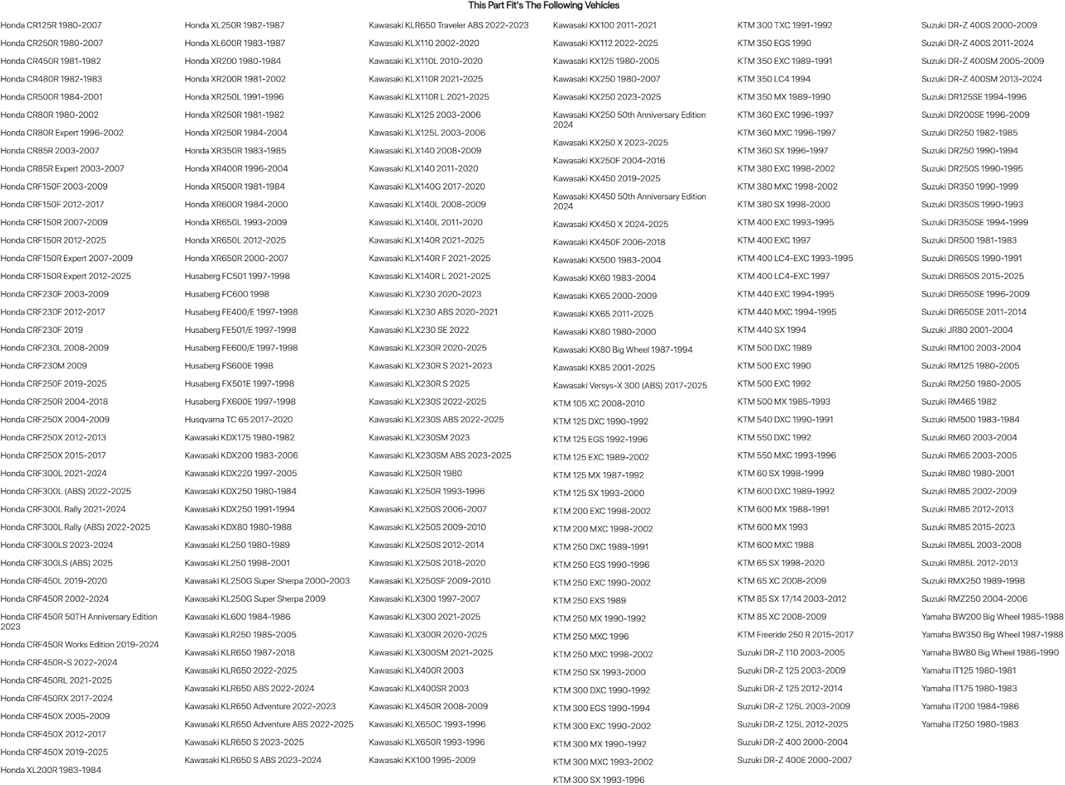 Tusk Handlebar Risers 7/8 Bars 30Mm Height -Fits: Kawasaki KLR650 1987-2015 image number 1